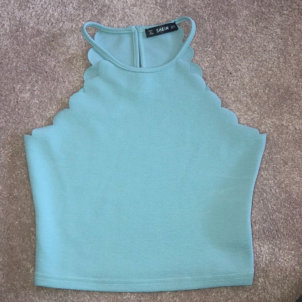 Mint crop top (never worn)